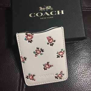 Coach cellphone card holder